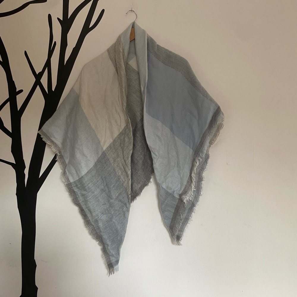 Boho cotton blend blanket scarf/wrap